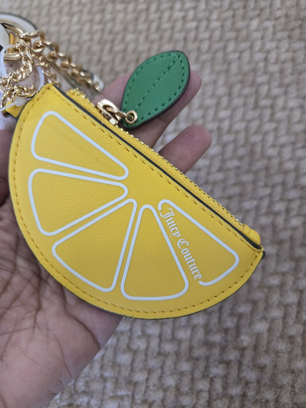 Juicy Couture Fruitful Lemon Print Shoulder Bag NWT ๐ Sandstone Multi - Picture 5 of 15